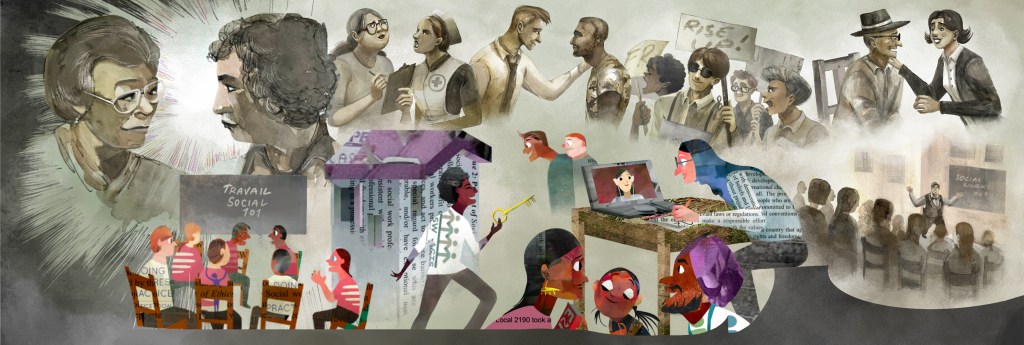 English + French banner